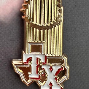 Texas Rangers World Series Pin