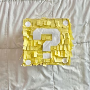 Super Mario mystery block piñata