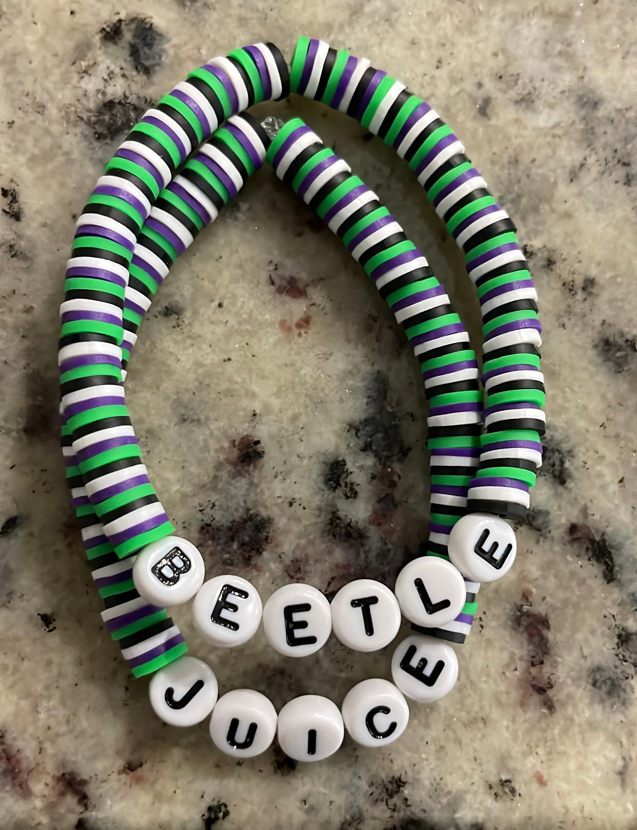 Halloween Bracelets, Spooky Bracelets, Boo Bracelets, Halloween Stack