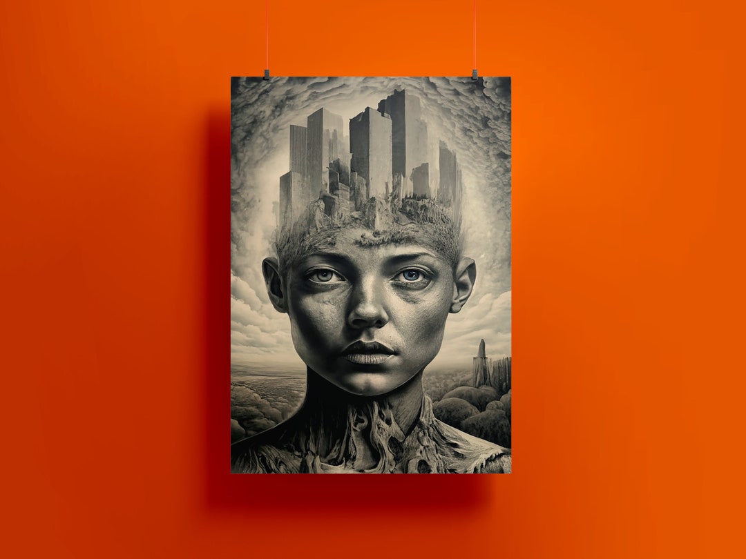 Wall Art Dystopian Surrealism Premium Matte Paper 18x24 - Etsy