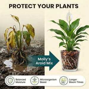 Molly's Aroid Mix – Soilless Potting Mix for Tropical Indoor Plants image 4