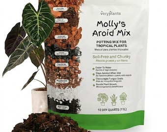 Molly's Aroid Mix – Soilless Potting Mix for Tropical Indoor Plants