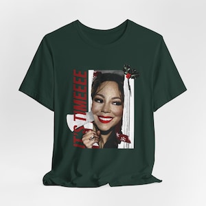 Mariah Carey It&#39;s Time Christmas Tee - The Shining Movie Parody Holiday Tshirt