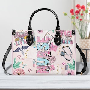 Nursing Handbag with medical art design