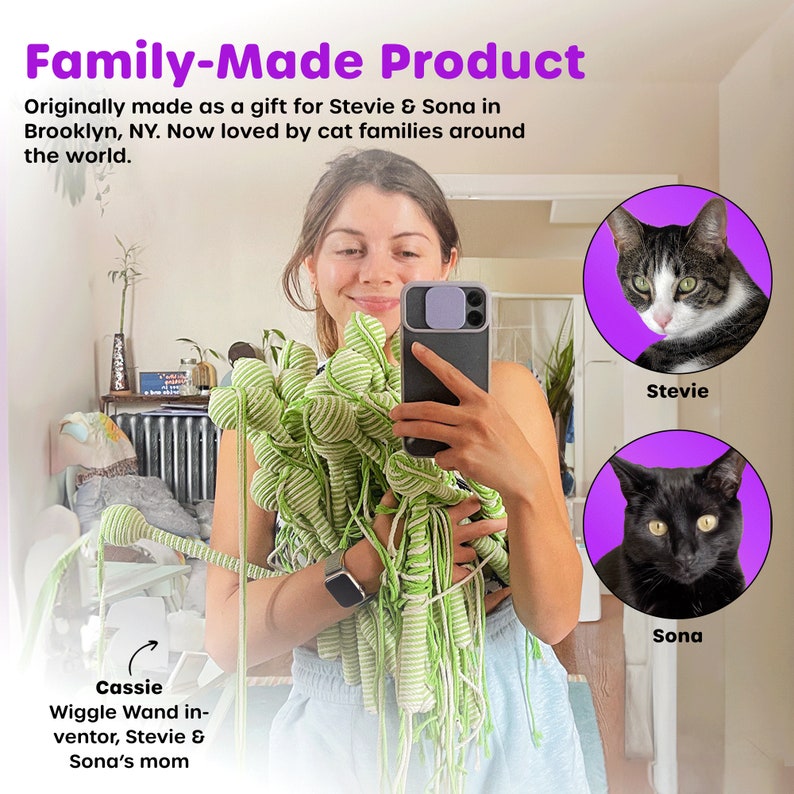 The Wiggle Wand™ Cat Toy 2024 New & Improved Version image 8