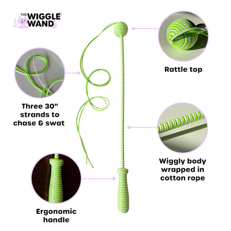 The Wiggle Wand™ Cat Toy