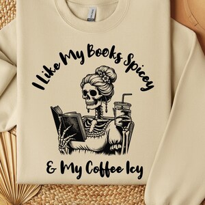 Reading Lady Skeleton Sweatshirt, Book Lover Shirt, Bookish shirt, Reading Tshirt, Gift For Book Lover, Bookworm shirt, Gift For Librarian,