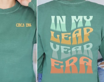 Schrikkeljaar verjaardag shirt, 29 februari shirt, schrikkeljaar verjaardagscadeau, in mijn schrikkeljaar tijdperk shirt voor hem, schrikkeljaar 2024, schrikkelcadeau voor haar