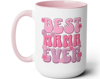 Beste mama ooit koffiemokken, Moederdagcadeau, Mom's Day mok, Mom Life Gift, First Mom's Mug, Motherhood Mug, New Mom gift, First Mom's Day