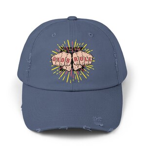 Best Dad Distressed Cap, gift for dad, new dad gift, custom hat, baby announcement, husband gift, gift for grandpa, Gender reveal boy girl