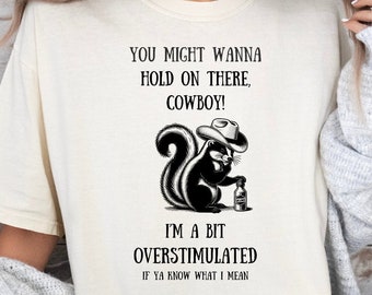 Meme Skunk T-shirt, Funny Meme Shirt, Weird t-shirts, Sarcastic meme shirts, Vintage oversized shirt, Meme gift for him, her, Funny raccoon