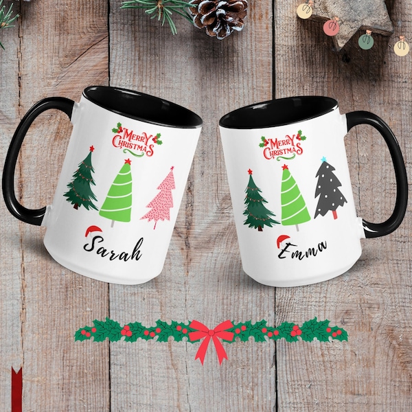 Personalized Christmas Aspen Coffee Mug, Personalized Hot Cocoa Mug, Christmas Gift, Christmas Stocking Stuffer, Christmas Decor