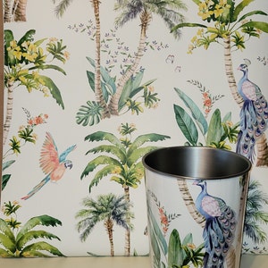 The Forever Can, Wallpaper Wastebasket, Decorative Trashcan, Custom DIY Trashcan, Designer Trashcan, ForeverCan