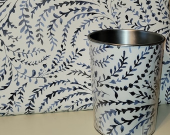 The Forever Can, Wallpaper Wastebasket, Decorative Trashcan, Custom DIY Trashcan, Designer Trashcan, ForeverCan