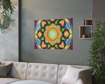 V.1OPB posters met mandala-effect