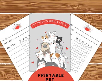 Pet Planner, Pet Health Record, Pet Records, Pet Care Binder, Pet Sitting Rooms, Dog Care Planner, Pet Organizer, Puppy Organizer
