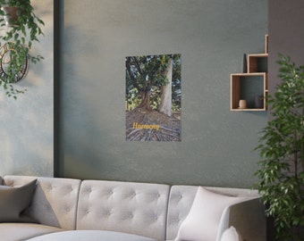 Harmonie van leeftijden satijnen poster