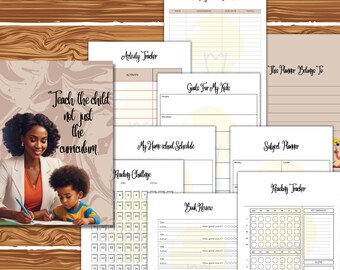 Homeschool Planner, Afdrukbare Leraarplanner, Lesplanner, Academische planner, Homeschool-schema, Homeschool-moeder, Schoolplanner