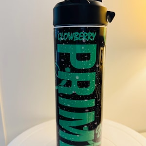 Water drop Prime themed water bottle. 20 oz.