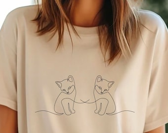 Cat Shirt, Cat Lover Gift, Cat Mom Shirt, Cute Cat T-Shirt, Cat Tee, Gift for Fur Mom, Cat Lover T-Shirt, Gift For Cat Mom