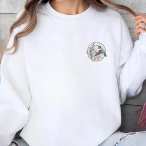 Crewneck Hummingbird Sweatshirt, Hummingbird Sweatshirt, Simple Hummingbird Sweatshirt, Bird Lover Gift, Hummingbird Gift