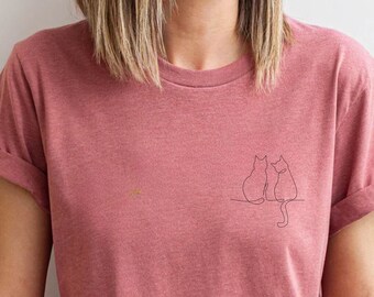 Cat Shirt, Cat Lover Gift, Cat Mom Shirt, Cute Cat T-Shirt, Cat Tee, Gift for Fur Mom, Cat Lover T-Shirt, Cat Tee, Gift For Cat Mom