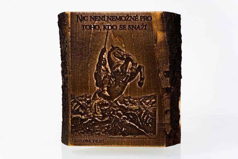 Alexander the Great - Wooden Picture - Etsy