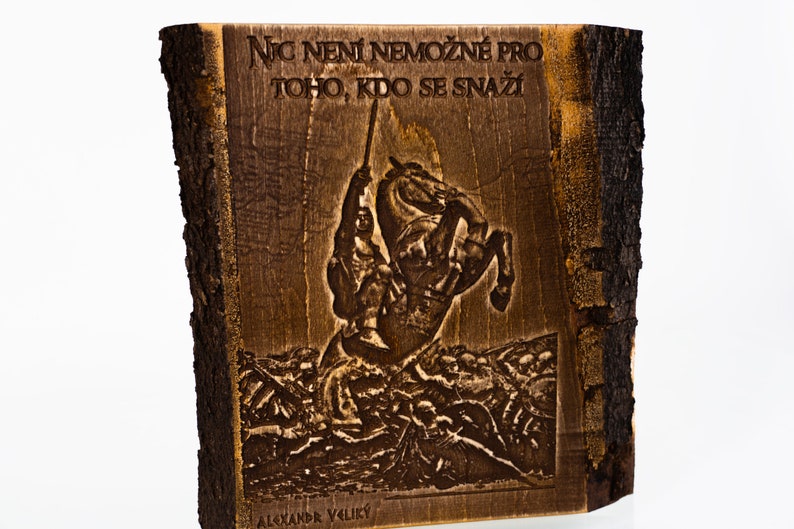 Alexander the Great - Wooden Picture - Etsy