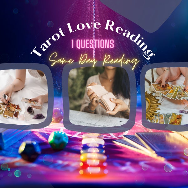 SAME Day 1 Question Tarot Reading Psychic Reading Tarot Card Reading Clairvoyant Clairsentient Tarot Love Reading Same Day Psychic Reading