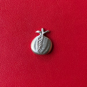 Pomegranate Casting | Fruit Charm | Pomegranate Sterling Silver