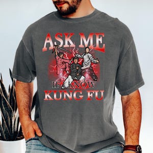 Kung Fu Shirt, Martial Arts Tshirt, Martial Arts Gifts, Comfort Colors, Kung Fu Lover Gift, Funny Kung Fu Tee, Kung Fu Women, Shirt for Men