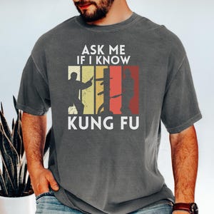 Kung Fu Shirt, Martial Arts Tshirt, Martial Arts Gifts, Comfort Colors, Kung Fu Lover Gift, Funny Kung Fu Tee, Kung Fu Women, Shirt for Men