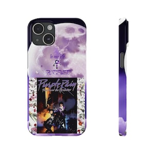 Custodia per telefono, album Purple Rain, tributo a Prince, Forever in My Life, custodia sottile, regalo per fan, amante della musica, cultura pop retrò