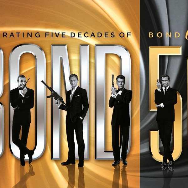Exclusive Tv Show New Complete collection James bond Full HD + 1 unreleased movie classic movies / no dvd