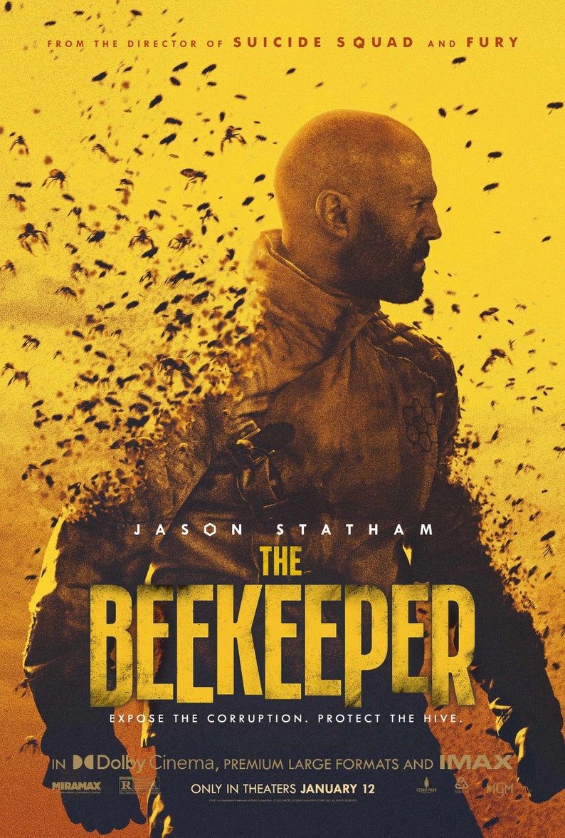 The Beekeeper 2024 Movie UHD 4K, Action Film, Watch Anywhere, Instant Access, Movie Night, Jason Statham, all devices, Watch Online image 1