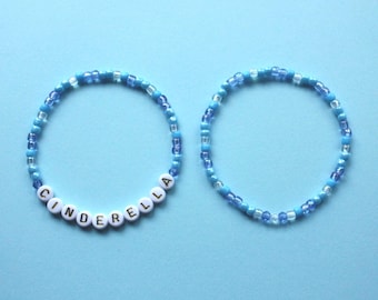 Pulsera de cuentas apilada de Cenicienta