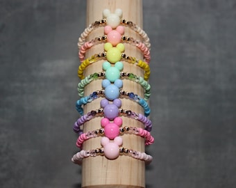 Mickey Head Beaded Bracelet