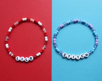 Lilo & Stitch Beaded Bracelet Stack
