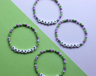 Pulseras de cuentas apiladas de Freaky Friday y Freakier Friday