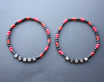 Pulsera apilable de cuentas Black Widow