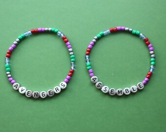 Pulsera apilable de cuentas de los Vengadores