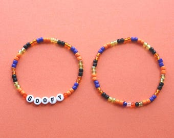 Goofy Beaded Bracelet Stack