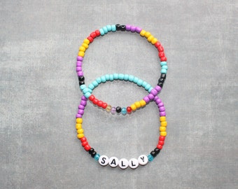 Pulsera de cuentas Sally apilada