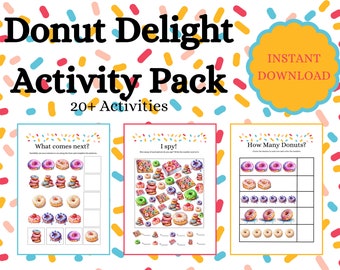 Donut Delight Activity Pack