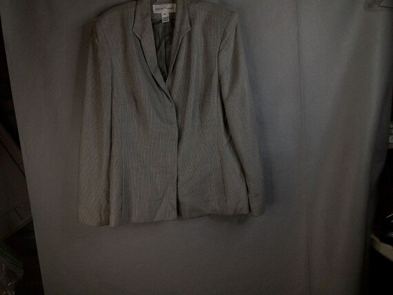 Vintage Rena Rowan Womens Blazer Jacket 16 Grey G… - image 10
