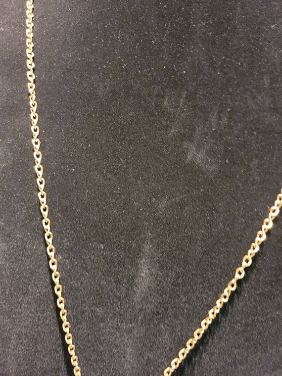 Vintage Gold Tone Pendant Chain Tassel Medallion … - image 5