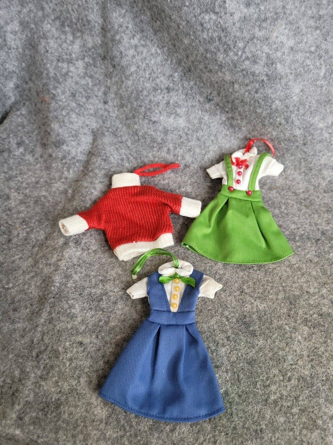 Vintage Handmade Doll Clothes Hanging Decorations Dresses and Etsy