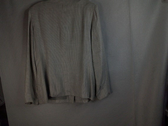 Vintage Rena Rowan Womens Blazer Jacket 16 Grey G… - image 5