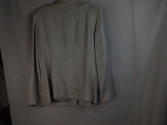 Vintage Rena Rowan Womens Blazer Jacket 16 Grey G… - image 6
