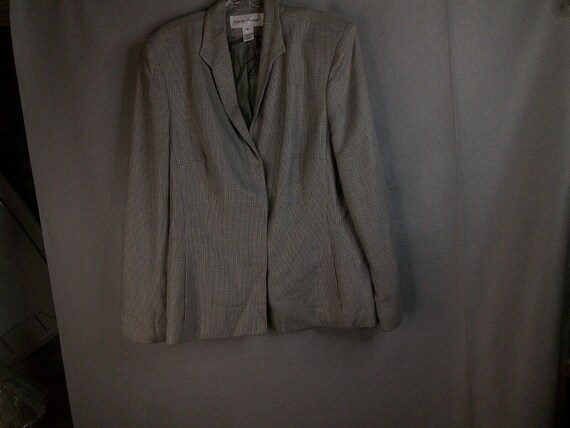 Vintage Rena Rowan Womens Blazer Jacket 16 Grey G… - image 4